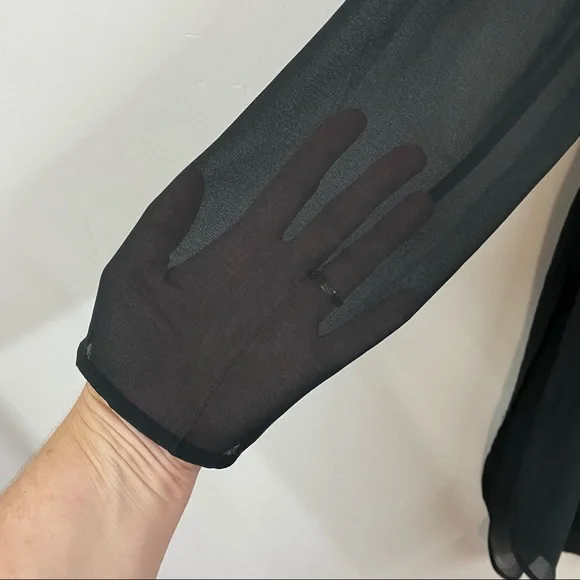 Soft Surroundings Sheer Black Tunic - Picture 8 of 14